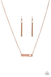 Paparazzi VINTAGE VAULT "Sending All My Love" Copper Necklace & Earring Set Paparazzi Jewelry