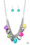 Paparazzi "Change Of Heart" Multi 031XX Necklace & Earring Set Paparazzi Jewelry