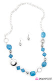 Paparazzi "Oh, Baby! - Blue" necklace Paparazzi Jewelry