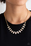 Paparazzi "Super Starstruck" Gold Necklace & Earring Set Paparazzi Jewelry