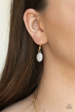 Paparazzi "Quarry Quest" Gold Necklace & Earring Set Paparazzi Jewelry