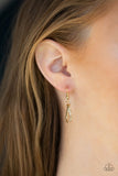 Paparazzi "Classic Convergence" Gold Necklace & Earring Set Paparazzi Jewelry
