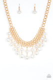 Paparazzi "5th Avenue Fleek" Gold Necklace & Earring Set Paparazzi Jewelry