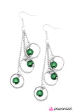 Paparazzi "Ripple Effect - Green " earring Paparazzi Jewelry