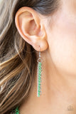 Paparazzi VINTAGE VAULT "Industrial Vibrance" Green Necklace & Earring Set Paparazzi Jewelry