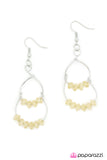 Paparazzi "Master The Craft - Yellow " earring Paparazzi Jewelry