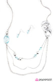 Paparazzi "May I Suggest..." Blue Necklace & Earring Set Paparazzi Jewelry