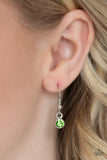 Paparazzi "Super Starstruck" Green Necklace & Earring Set Paparazzi Jewelry