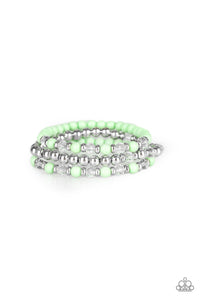 Paparazzi "Irresistibly Irresistible" Green Bracelet Paparazzi Jewelry