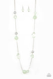 Paparazzi VINTAGE VAULT "Royal Roller" Green Necklace & Earring Set Paparazzi Jewelry