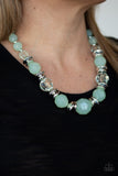 Paparazzi "Dine and Dash" Green Necklace & Earring Set Paparazzi Jewelry