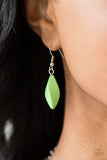 Paparazzi VINTAGE VAULT "Venturous Vibes" Green Necklace & Earring Set Paparazzi Jewelry