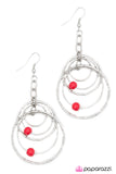 Paparazzi "In Your Atmosphere - Red" earring Paparazzi Jewelry