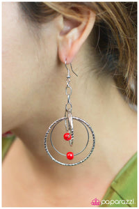 Paparazzi "In Your Atmosphere - Red" earring Paparazzi Jewelry