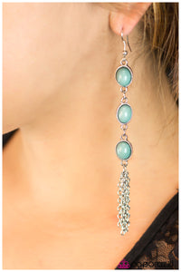 Paparazzi "A Noble Cause" Blue Earrings Paparazzi Jewelry