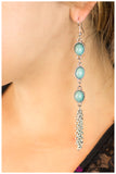 Paparazzi "A Noble Cause" Blue Earrings Paparazzi Jewelry