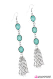 Paparazzi "A Noble Cause" Blue Earrings Paparazzi Jewelry