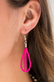 Paparazzi "Savannah Surfin" Pink Necklace & Earring Set Paparazzi Jewelry
