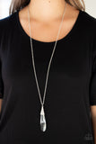 Paparazzi VINTAGE VAULT "Jaw-Droppingly Jealous" White Necklace & Earring Set Paparazzi Jewelry