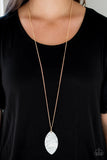 Paparazzi "Santa Fe Simplicity" White Necklace & Earring Set Paparazzi Jewelry