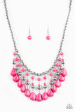 Paparazzi "Rural Revival" Pink Necklace & Earring Set Paparazzi Jewelry