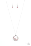 Paparazzi VINTAGE VAULT "Call Me Cupid" Pink Necklace & Earring Set Paparazzi Jewelry