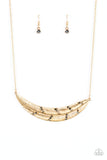 Paparazzi VINTAGE VAULT "Say You QUILL" Multi Necklace & Earring Set Paparazzi Jewelry