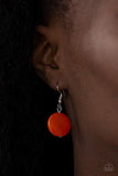 Paparazzi "Bermuda Bliss" Orange Necklace & Earring Set Paparazzi Jewelry