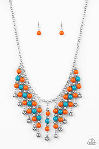 Paparazzi "Your SUNDAES Best" Orange Necklace & Earring Set Paparazzi Jewelry