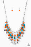 Paparazzi "Your SUNDAES Best" Orange Necklace & Earring Set Paparazzi Jewelry