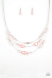 Paparazzi "Pacific Pageantry" Pink Necklace & Earring Set Paparazzi Jewelry