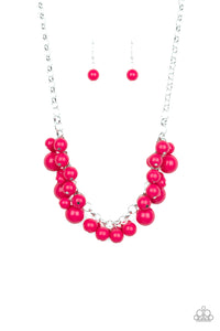 Paparazzi VINTAGE VAULT "Walk This BROADWAY" Pink Necklace & Earring Set Paparazzi Jewelry