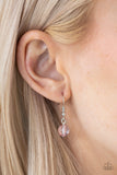 Paparazzi VINTAGE VAULT "Crystal Cascade" Pink Necklace & Earring Set Paparazzi Jewelry