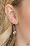 Paparazzi VINTAGE VAULT "Season of Sparkle" Pink Necklace & Earring Set Paparazzi Jewelry