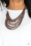 Paparazzi VINTAGE VAULT "Catwalk Queen" Multi 124XX Necklace & Earring Set Paparazzi Jewelry