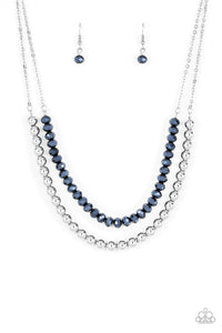 Paparazzi "Color Of The Day" Blue Necklace & Earring Set Paparazzi Jewelry