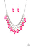 Paparazzi VINTAGE VAULT "Spring Daydream" Pink Necklace & Earring Set Paparazzi Jewelry
