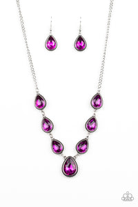 Paparazzi "Socialite Social" Pink Necklace & Earring Set Paparazzi Jewelry