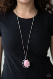 Paparazzi "Harbor Harmony" Pink Necklace & Earring Set Paparazzi Jewelry