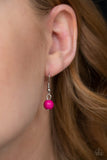Paparazzi "Southern Heart" Pink Necklace & Earring Set Paparazzi Jewelry