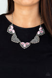 Paparazzi "East Coast Essence" Pink Necklace & Earring Set Paparazzi Jewelry