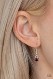Paparazzi VINTAGE VAULT "Bet Your Bottom Dollar" Purple Necklace & Earring Set Paparazzi Jewelry