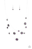 Paparazzi "SHEER Thing!" Purple Necklace & Earring Set Paparazzi Jewelry