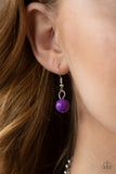 Paparazzi VINTAGE VAULT "Walk This BROADWAY" Purple Necklace & Earring Set Paparazzi Jewelry