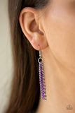 Paparazzi "Industrial Vibrance" Purple Necklace & Earring Set Paparazzi Jewelry