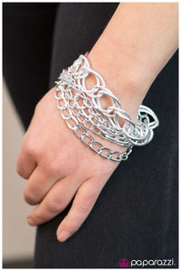 Paparazzi "The Chain Gang" Silver Bracelet Paparazzi Jewelry