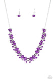 Paparazzi "BRAGs To Riches" Purple Necklace & Earring Set Paparazzi Jewelry