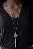 Paparazzi "Malibu Mandala" Purple Necklace & Earring Set Paparazzi Jewelry