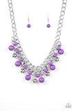 Paparazzi "The Bride To BEAD" Purple Necklace & Earring Set Paparazzi Jewelry