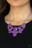 Paparazzi VINTAGE VAULT "Demi Diva" Purple Necklace & Earring Set Paparazzi Jewelry